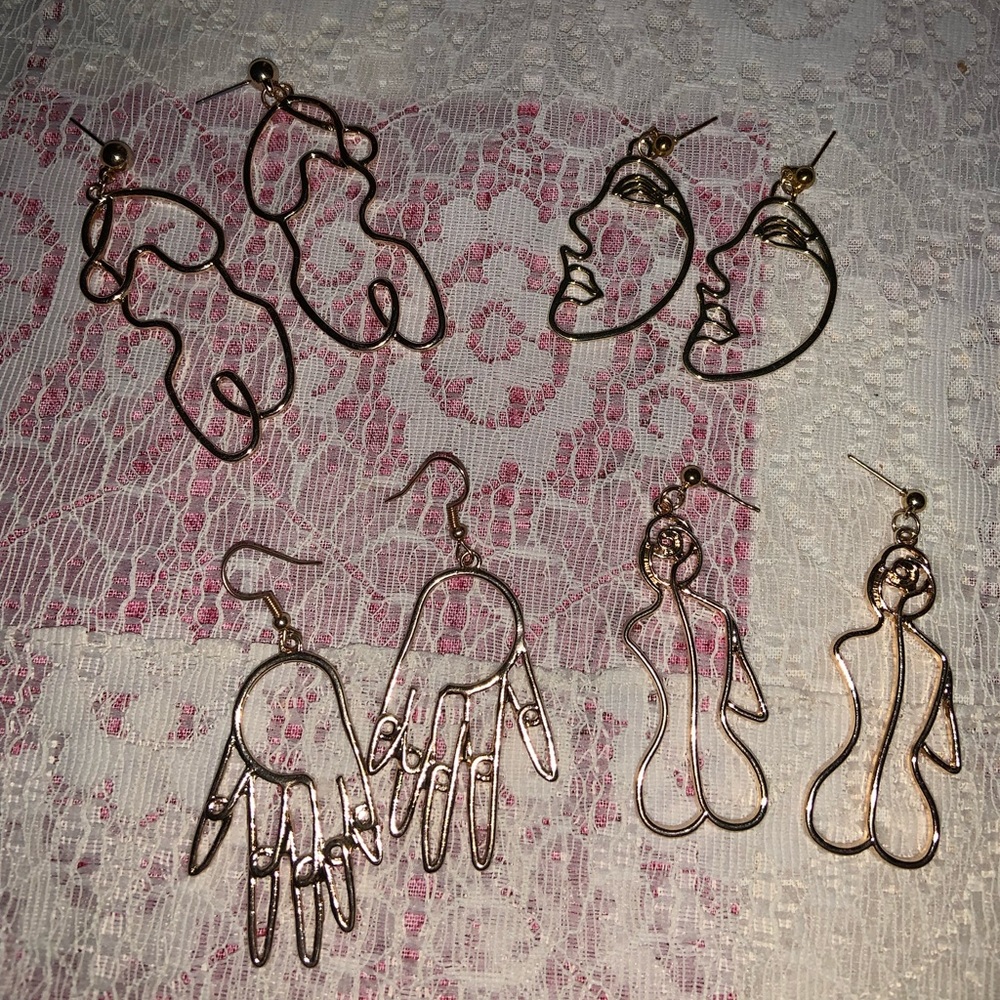 Abstract Earrings